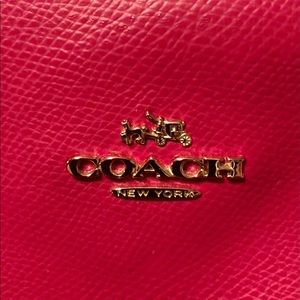 Coach handbag with shoulder strap